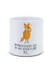 Mr. & Mrs. Panda XL Blumentopf Fuchs Lord mit Spruch in Weiß