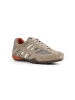 Geox Schlangenmuster Herren-Sneaker in Beige/Dk Orange