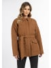 DreiMaster Vintage Damen Baumwolljacke Mit Leichter Wattierung in Kamel