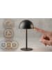Coen Bakker LED Tischlampe dimmbar Innen & Außen 22x9,5cm Rund in Schwarz