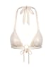 Moda Minx Bikini Top Mykonos Pendant Hoop Triangle in Beige