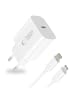 Tech Protect Tech Protect NC20W WandLadegerät mit 100 cm USB-C Lightning