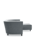 58 aufm Kessel GARTENLOUNGE Set 2 Brandie 206x77x176 mit Outdoorbezug in dunkelgrau