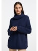 RISA Strick Rollkragenpullover in navy