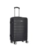 Nowi Bergamo 4 Rollen Trolley 65 cm in schwarz