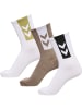 Hummel Hummel Socken Hmllegacy Erwachsene Atmungsaktiv in WHITE/MOON ROCK/WHITE