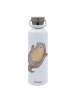 Mr. & Mrs. Panda Trinkflasche Otter Umarmen ohne Spruch in Weiß