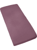 Erwin Müller Single-Jersey Kinder-Spannbettlaken Murnau in aubergine