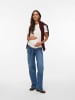 Vero Moda Umstandsjeans mit weitem Bein in Medium Blue Denim