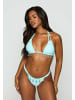 Moda Minx Bikinioberteil Selene Droplet Double Strap Triangle Top in Blue