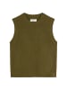 Marc O'Polo DENIM Pullunder regular in Dark Green Melange