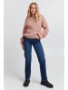 PULZ Jeans Strickpullover PZIRIS Boatneck Pullover 50206779 in rosa