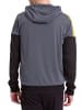 erima Squad Kapuzensweat in slate grey/schwarz/gelb