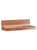 KADIMA DESIGN Wandregal aus Massivholz, flexibles Design, pflegeleicht, verschiedene Größen in Beige