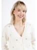 myMo Damen Strickjacke in Wollweiss