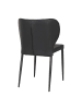 ebuy24 Esszimmerstuhl Pisa Schwarz 2er Set