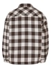 Urban Classics Urban Classics Damen Ladies Flanell Padded Overshirt in pink/brown
