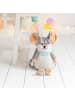 Crochetts Rucksack Maus in Weiß / Grau – (B)22 x (H)46 x (T)8 cm