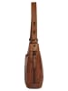 SPIKES & SPARROW Umhängetasche echt Leder in cognac