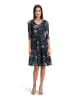 Vera Mont Stufenkleid mit Stufen in Dark Blue/Brown