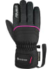 Reusch Fingerhandschuhe Teddy GORE-TEX in 7771 blck/blck melang/pink glo