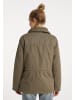 DreiMaster Vintage Wattierte Baumwolljacke in Militäroliv