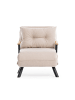 CALICOSY Schlafsessel SANDO in Ecru - (W) 67  x (H) 41  x (L) 50  cm