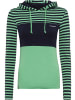 Kangaroos Kapuzenshirt in grün-marine