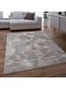 KADIMA DESIGN Teppich Kurzflor waschbar Einfarbig Wohnzimmer in Anthrazit