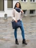 collezione alessandro Große Schultertasche " Kiri " in blau