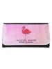 Mr. & Mrs. Panda Damen Portemonnaie Flamingo Classic mit Spruch in Aquarell Pink