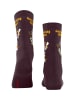 Burlington X-Mas Cracker Socke in Barolo