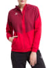 erima Squad Tracktop Jacke mit Kapuze in bordeaux/rot