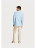U.S. Polo Assn. Hemd 'Leinen-Shirt' in hellblau