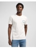 Lee T-Shirt Ss Elevated  Ess Logo in Ecru