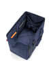 Reisenthel travelling allrounder L - Reisetasche 48 cm (smiley grey) in herringbone dark blue