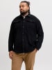 JACK & JONES PLUS Overshirt in Black