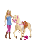 Barbie Spielset FXH13 Pferd und Puppe - ab 3 Jahre