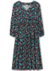 sheego by Joe Browns Kleid in schwarz-gemustert