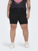 ONLY Carmakoma Jeans-Shorts in Black