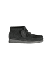 Clarks Schwarz Leder Herren Sneaker