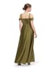 Vera Mont Abendkleid schulterfrei in Shiny Olive