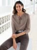WITT WEIDEN 3/4-Arm-Shirt in taupe