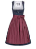 MarJo Midi Dirndl Gesr in Dunkelblau