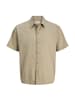 Jack and Jones Hemd Riviera Texture Shirt in Beige