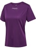 Hummel Sportshirt "Hmlte Tola T-Shirt" in Lila