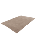 Vivorum Wohnzimmer Kurzflor Teppich Earthquake 225 in taupe