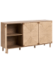Beliani Sideboard BONDI in Braun - (W) 153 x (H) 81 x (L) 40 cm