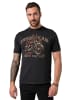 JP1880 Kurzarm T-Shirt in schwarz