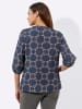 WITT WEIDEN Druck-Bluse in rauchblau-rosenholz-bedruckt